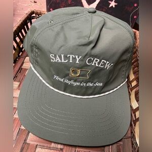 Salty Crew Olive Green Interior Logo Cap